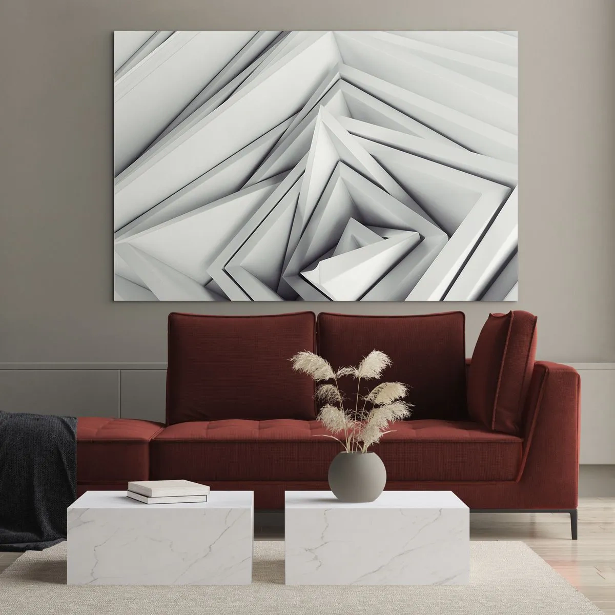 Cuadro sobre vidrio - Impresiones sobre Vidrio - Ángulos afilados - 70x50 cm