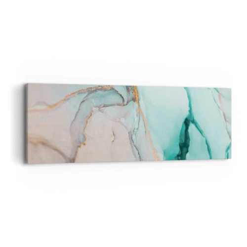 Cuadro sobre lienzo - Impresión de Imagen - Danza de formas y colores - 90x30 cm