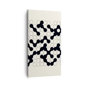 Cuadro sobre lienzo - Impresión de Imagen - Juego chino - una variación - 55x100 cm