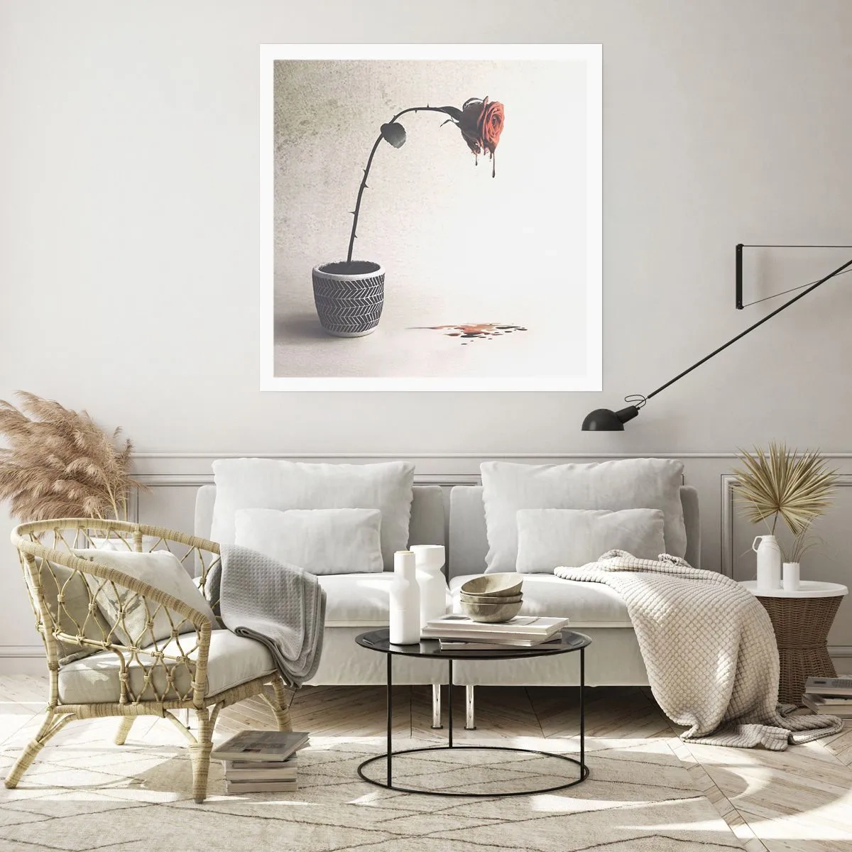 Póster - Rosa dolorosa - 60x60 cm