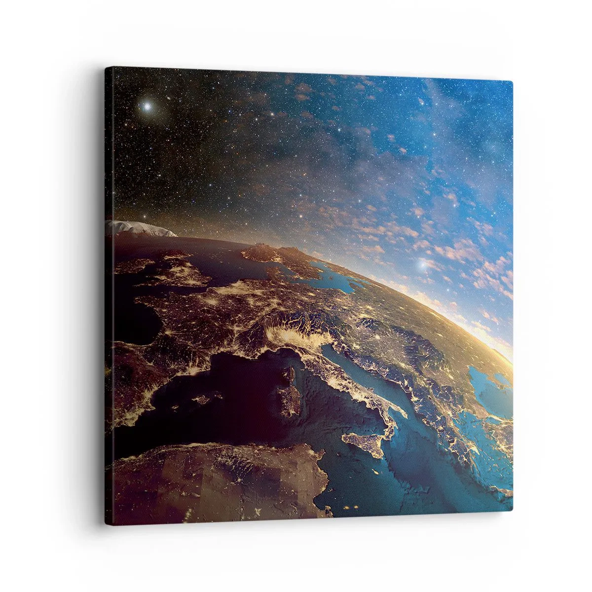 Cuadro sobre lienzo - Impresión de Imagen - Mirémonos a nosotros mismos desde la distancia - 30x30 cm