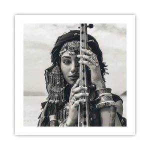 Póster - La música propia de Oriente - 50x50 cm