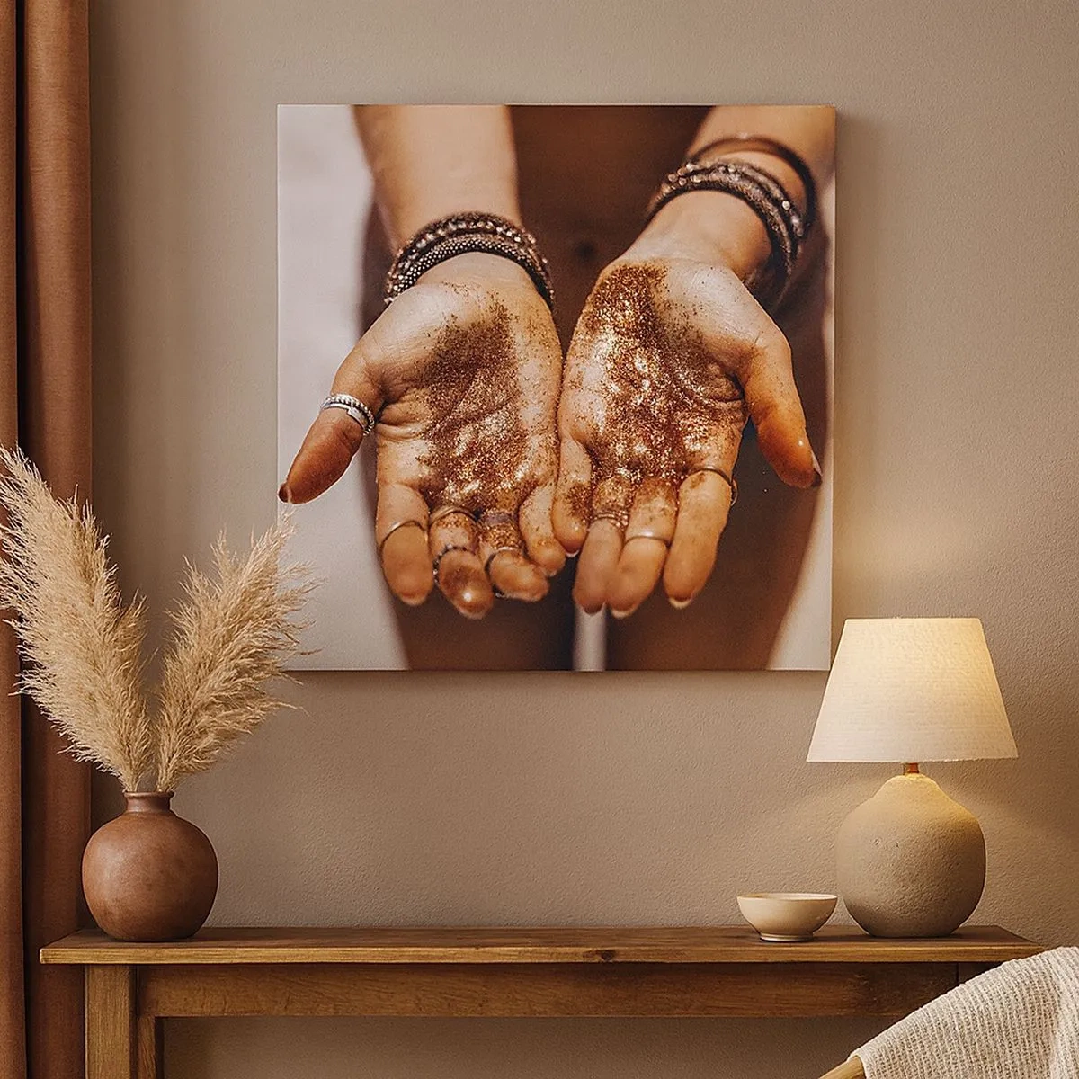 Cuadro sobre lienzo - Impresión de Imagen - Un regalo para ti - 30x30 cm