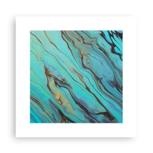 Póster - Marea turquesa - 30x30 cm