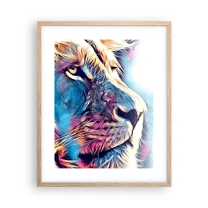 Póster en marco roble claro - La sabiduría de la naturaleza - 40x50 cm