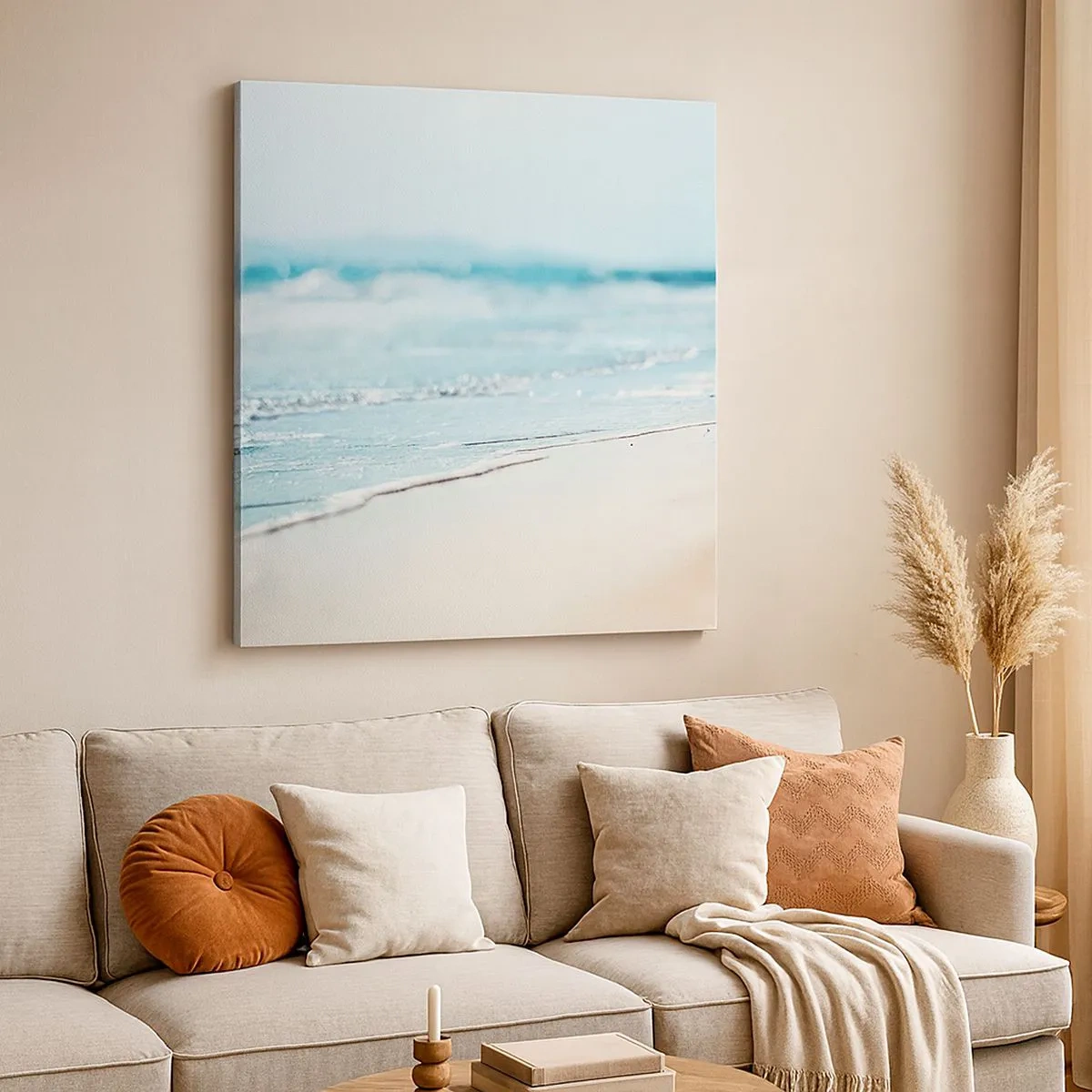 Cuadro sobre lienzo - Impresión de Imagen - Calor y brisa - 30x30 cm