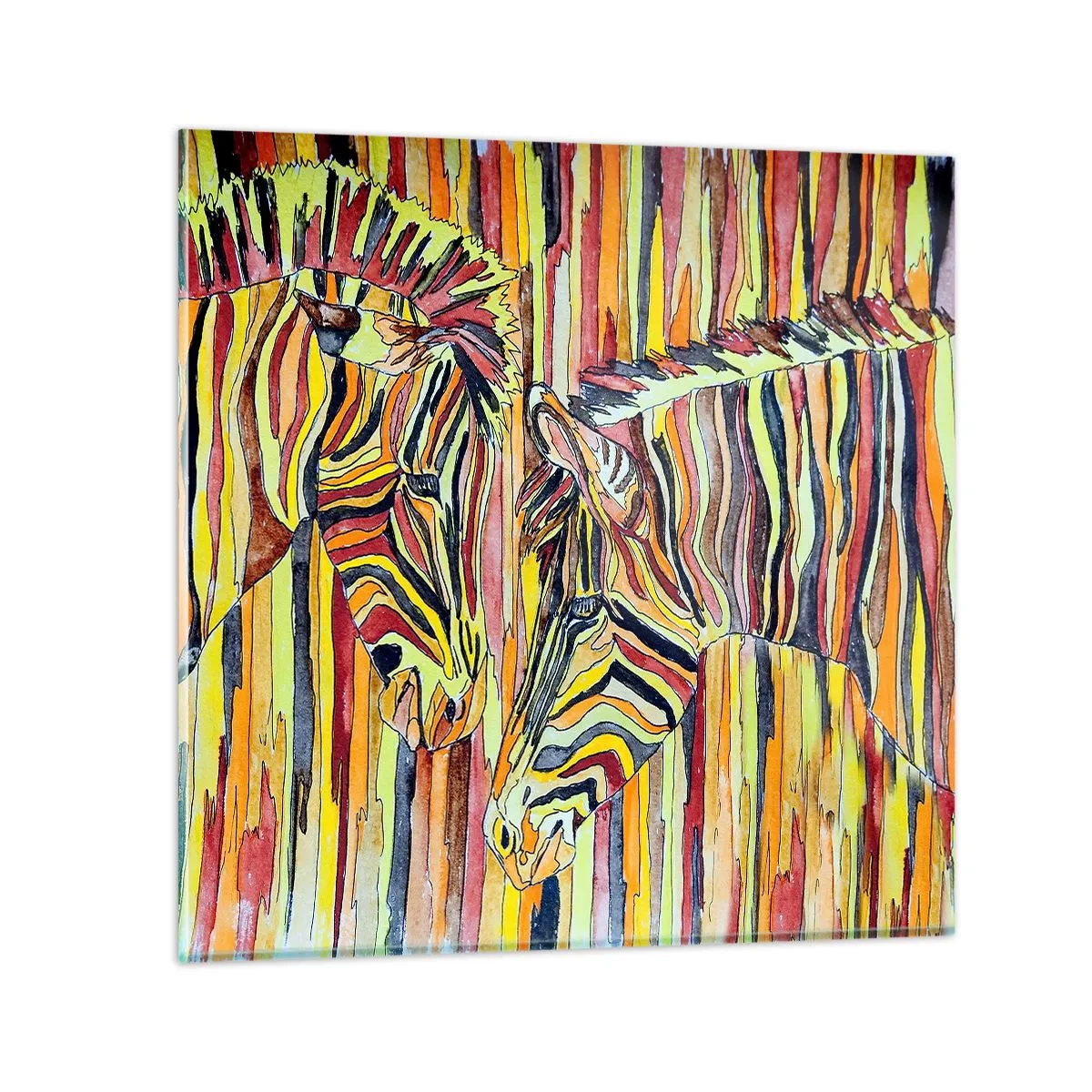 Cuadro sobre vidrio - Impresiones sobre Vidrio - Y tú también... - 60x60 cm