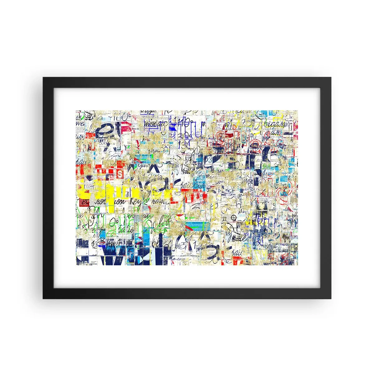 Póster en marco negro - Simplemente agradable a la vista - 40x30 cm