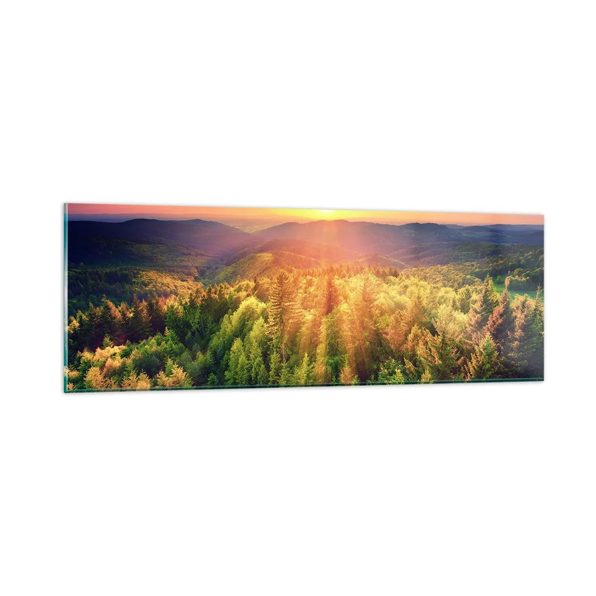 Cuadro sobre vidrio - Impresiones sobre Vidrio - Desde lo alto - 90x30 cm