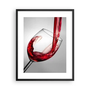 Póster en marco negro - Color - Movimiento - Sonido - 40x50 cm