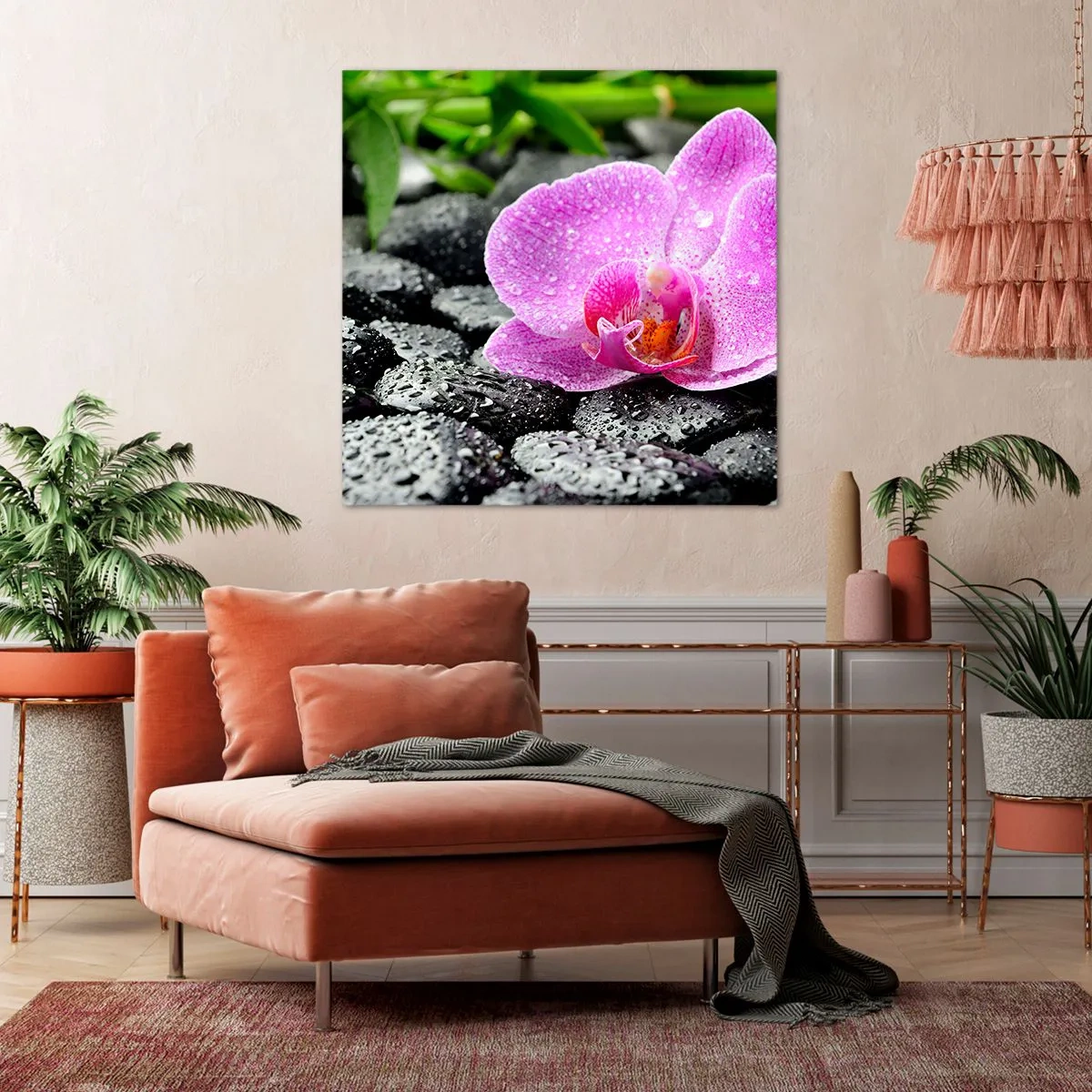 Cuadro sobre lienzo - Impresión de Imagen - Como un corazón abierto - 40x40 cm