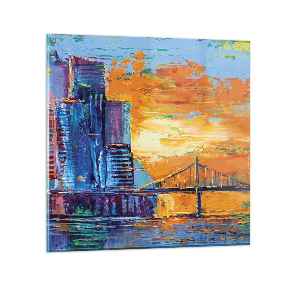 Cuadro sobre vidrio - Impresiones sobre Vidrio - Cultura y naturaleza - 60x60 cm