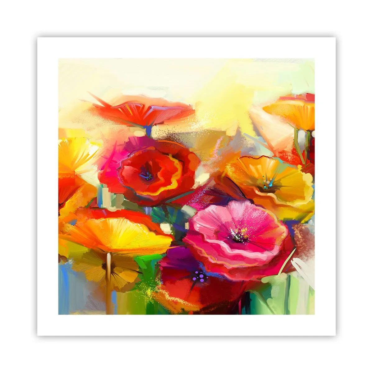 Póster - No solo rojo - 50x50 cm