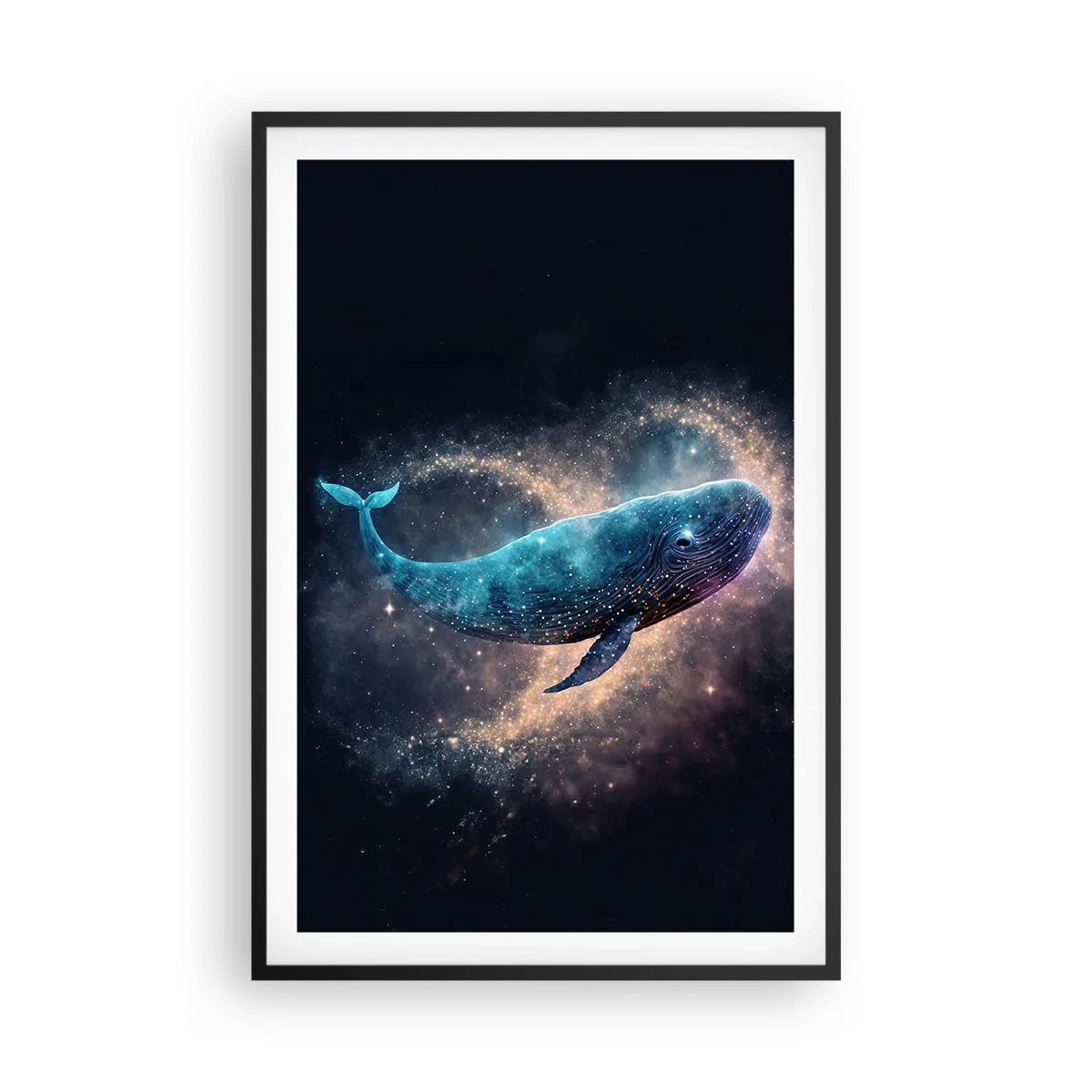 Póster en marco negro - Existe un mundo diferente - 61x91 cm