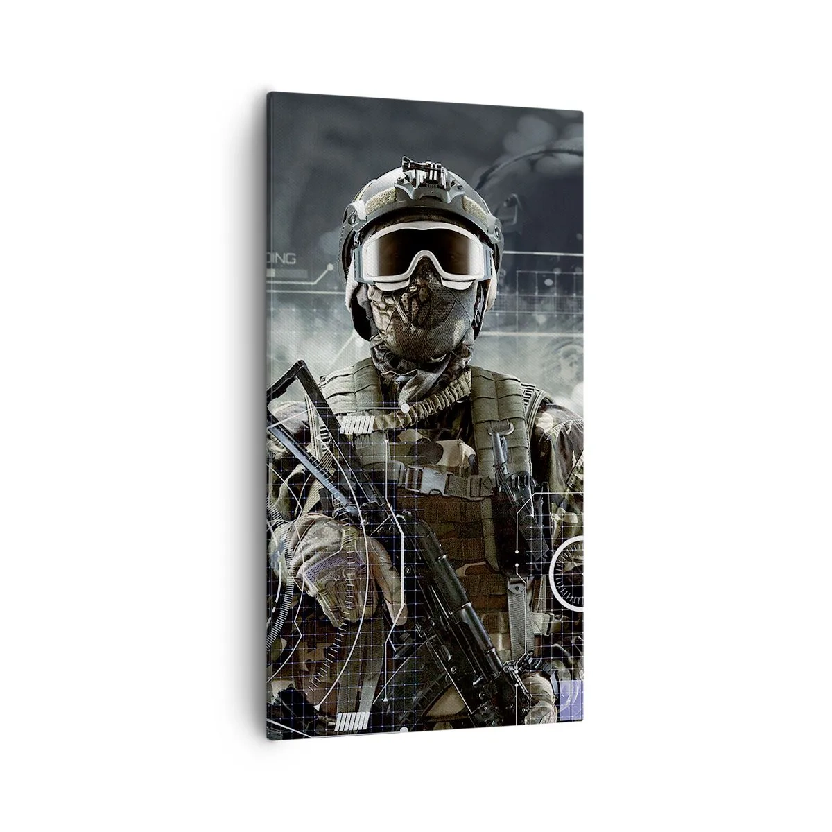 Cuadro sobre lienzo - Impresión de Imagen - De poder a poder - 55x100 cm