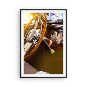 Póster en marco negro - Un soplo de lujo del pasado - 61x91 cm