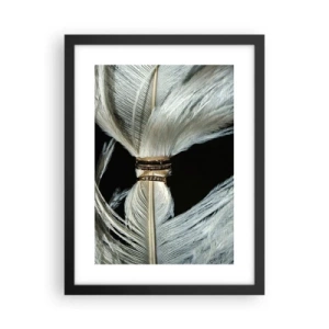 Póster en marco negro - ...y no te dejaré.... - 30x40 cm