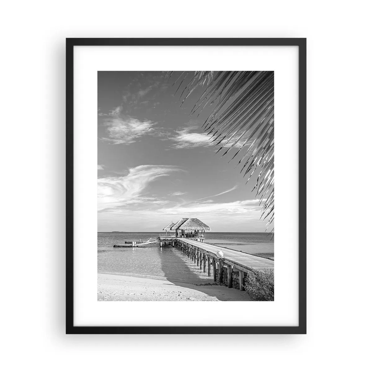 Póster en marco negro - ¿Un recuerdo o un sueño? - 40x50 cm