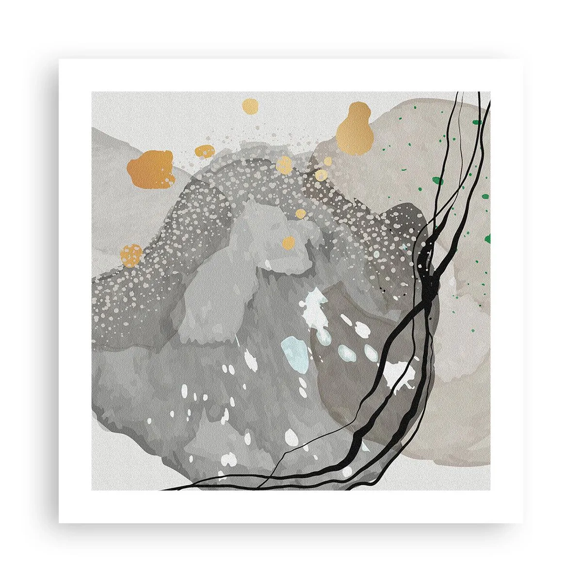 Póster - Composición orgánica - 50x50 cm