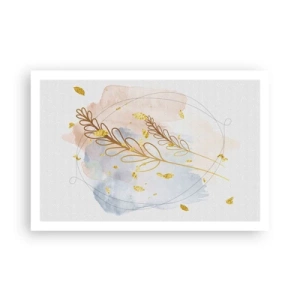 Póster - Ráfaga dorada - 91x61 cm