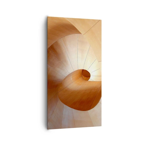 Cuadro sobre lienzo - Impresión de Imagen - Serpentina arquitectónica - 65x120 cm