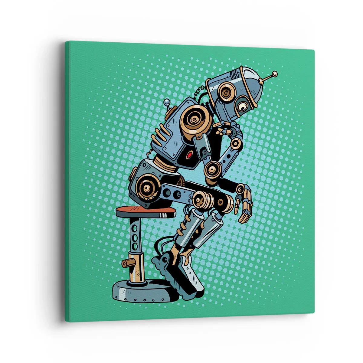 Cuadro sobre lienzo - Impresión de Imagen - Sobre la esencia del ser - 40x40 cm