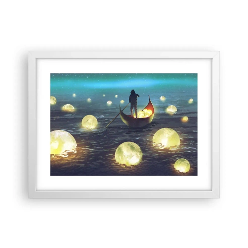 Póster en marco blanco - Cosas que los filósofos nunca soñaron - 40x30 cm