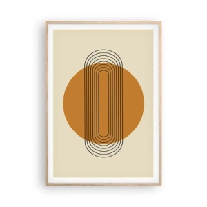 Póster en marco roble claro - El plan perfecto - 70x100 cm