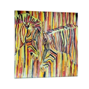 Cuadro sobre vidrio - Impresiones sobre Vidrio - Y tú también... - 30x30 cm