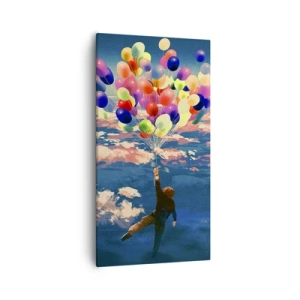 Cuadro sobre lienzo - Impresión de Imagen - Un sueño de infancia hecho realidad - 55x100 cm