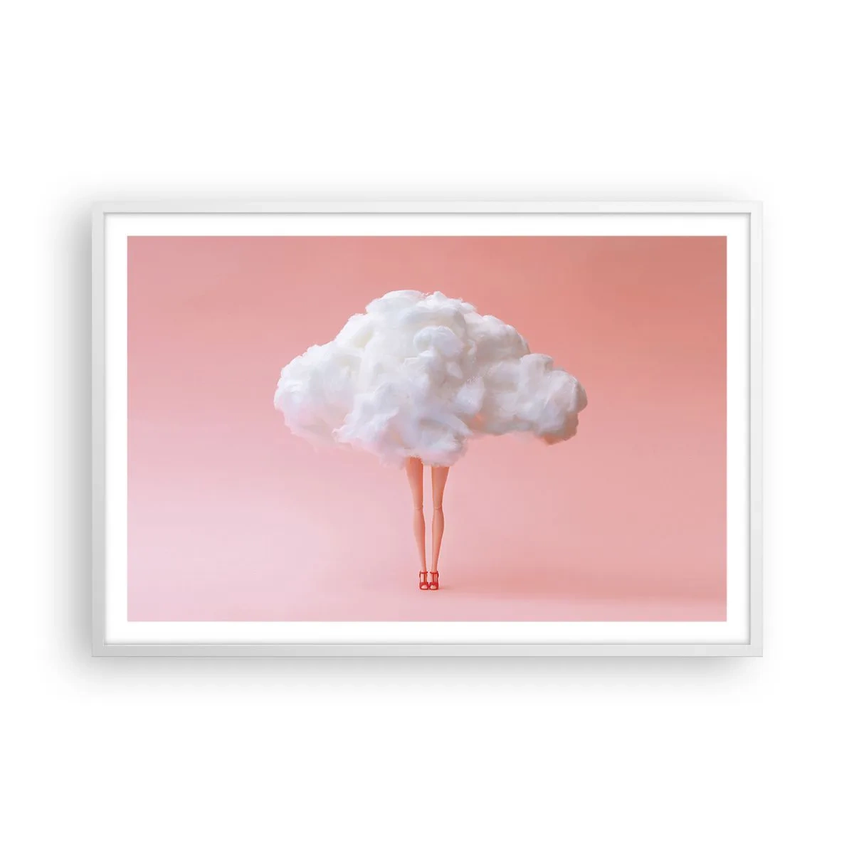 Póster en marco blanco - Dulce promesa - 91x61 cm