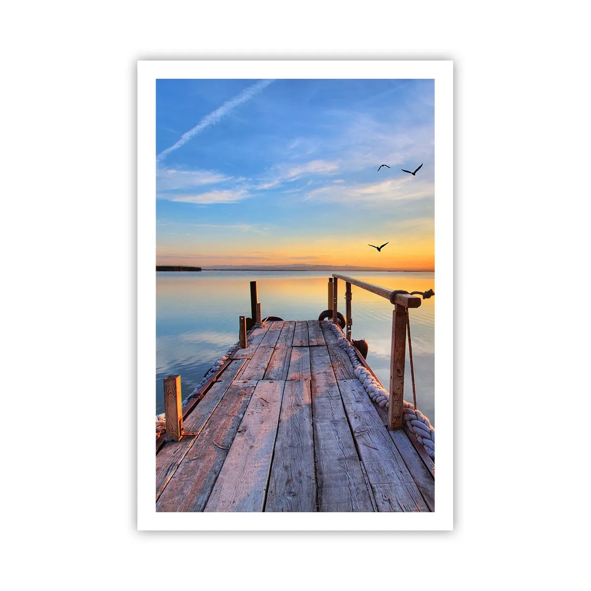 Póster - Caminando hacia el sol - 61x91 cm