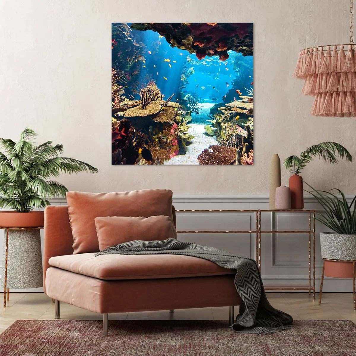 Cuadro sobre lienzo - Impresión de Imagen - Ni siquiera has soñado - 50x50 cm