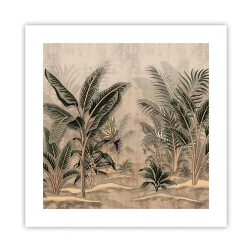 Póster - Grabados de estilo colonial - 40x40 cm