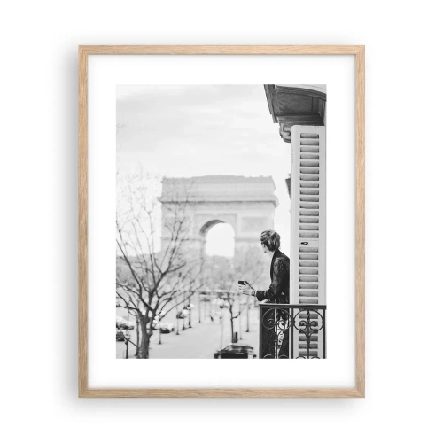 Póster en marco roble claro - Una habitación con vistas - 40x50 cm