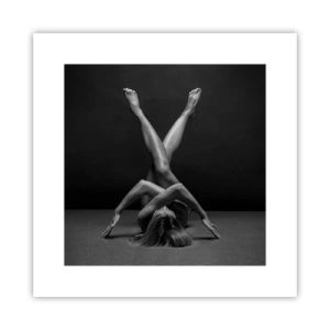 Póster - Geometría al desnudo - 30x30 cm