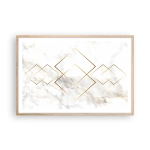 Póster en marco roble claro - Una vista al infinito - 91x61 cm