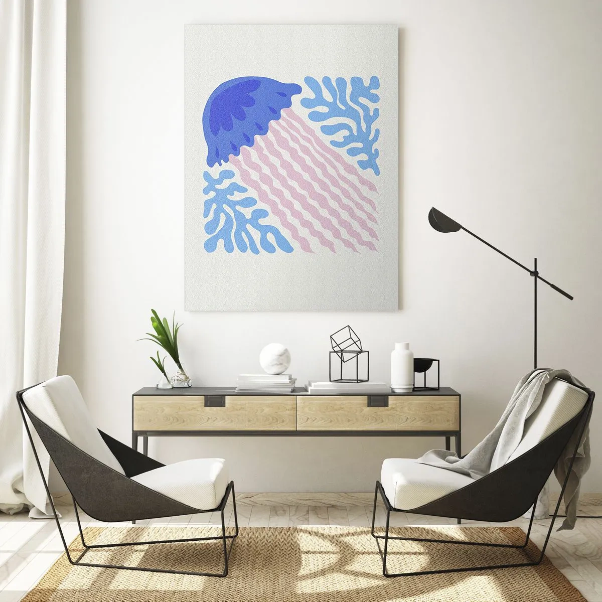 Cuadro sobre vidrio - Impresiones sobre Vidrio - Como de otro mundo - 80x120 cm