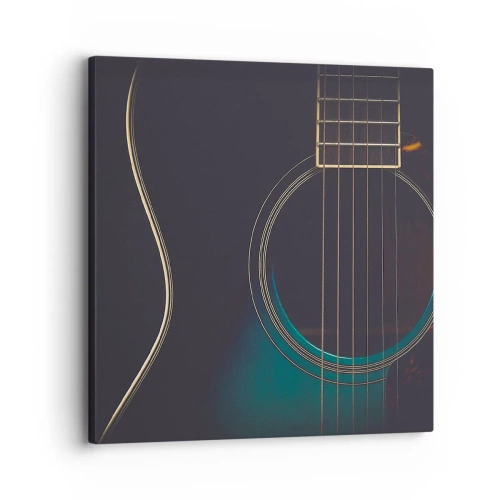 Cuadro sobre lienzo - Impresión de Imagen - Un momento antes de que suene - 30x30 cm