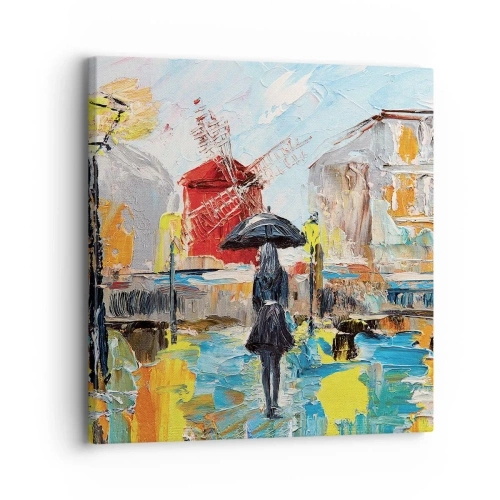 Cuadro sobre lienzo - Impresión de Imagen - Leyendas parisinas - 30x30 cm