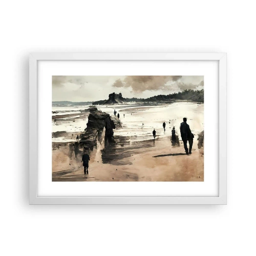 Póster en marco blanco - Un sueño evocado - 40x30 cm