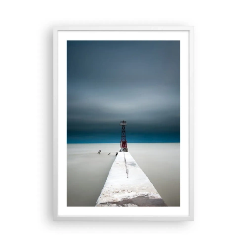 Póster en marco blanco - Encuentro con la inmensidad - 50x70 cm
