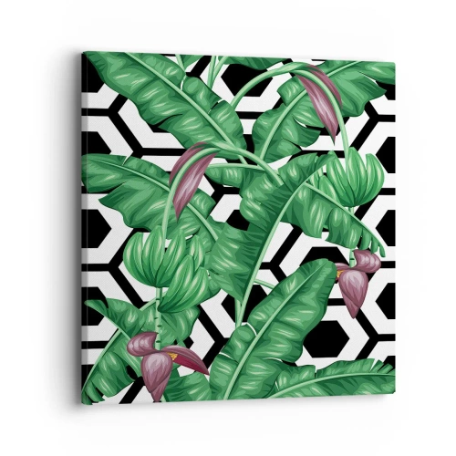 Cuadro sobre lienzo - Impresión de Imagen - Composición simétrica de la naturaleza - 40x40 cm