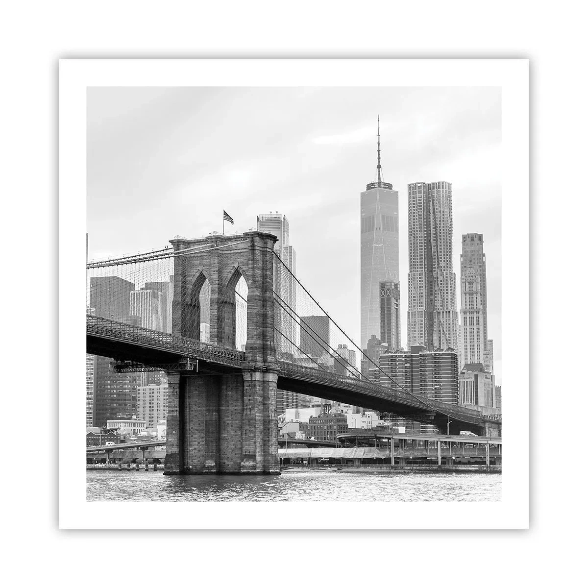 Póster - Vibraciones de Nueva York - 60x60 cm