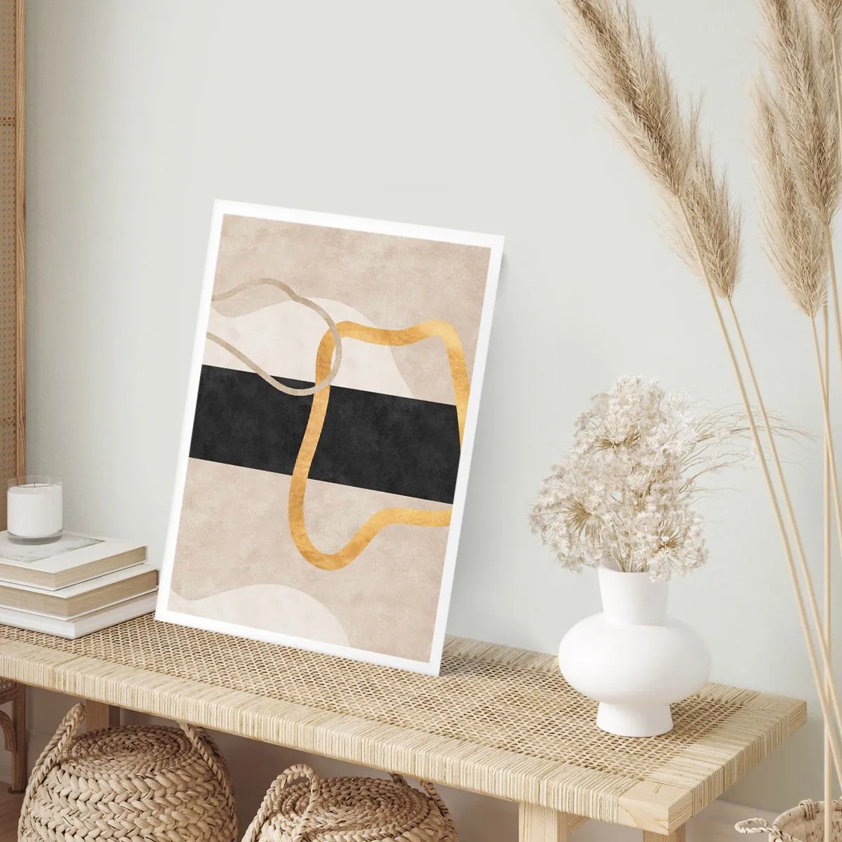 Póster - Formas en bucle - 70x100 cm