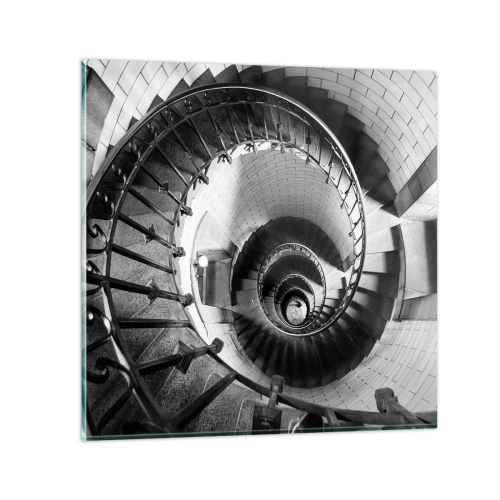 Cuadro sobre vidrio - Impresiones sobre Vidrio - Cada vez más alto - 50x50 cm