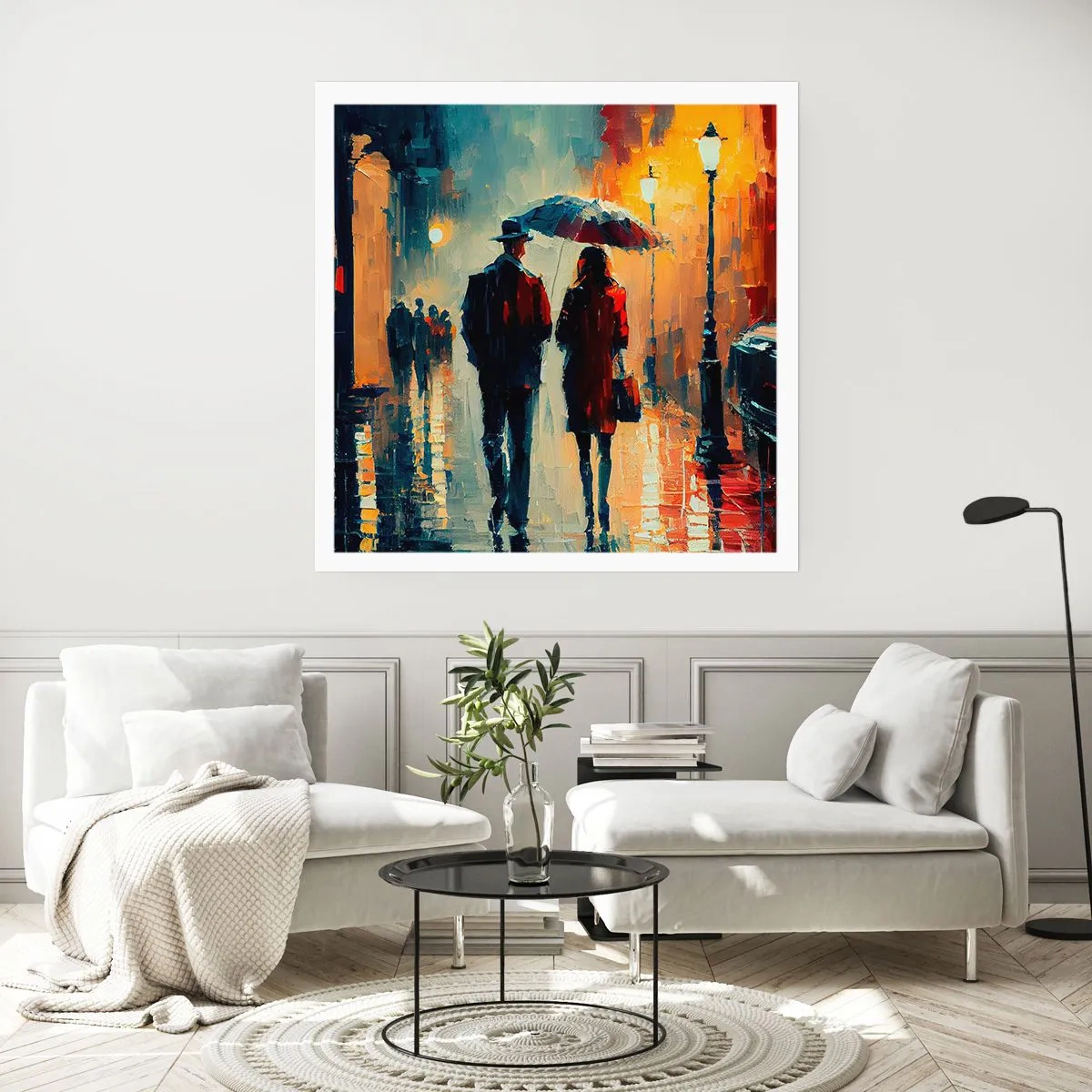 Póster - Historia de amor urbana - 30x30 cm