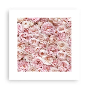 Póster - Salpicado de rosas - 30x30 cm