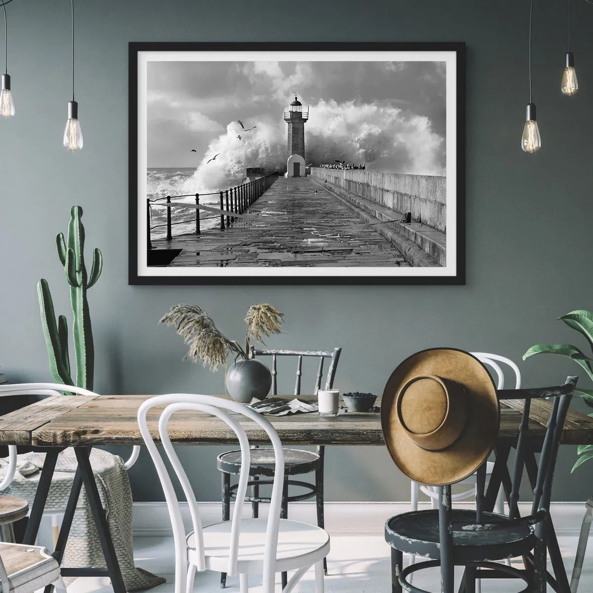 Póster en marco negro - Audaz - 91x61 cm