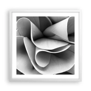 Póster en marco blanco - Sucede en el espacio - 50x50 cm